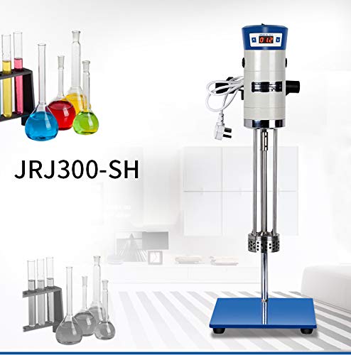 +UXI Laboratory High Speed Dispersing Homogenizer Emulsifier Capacity 40L 200-11000r/min 510W Digital Display Blender for Cosmetics 110v (110V)