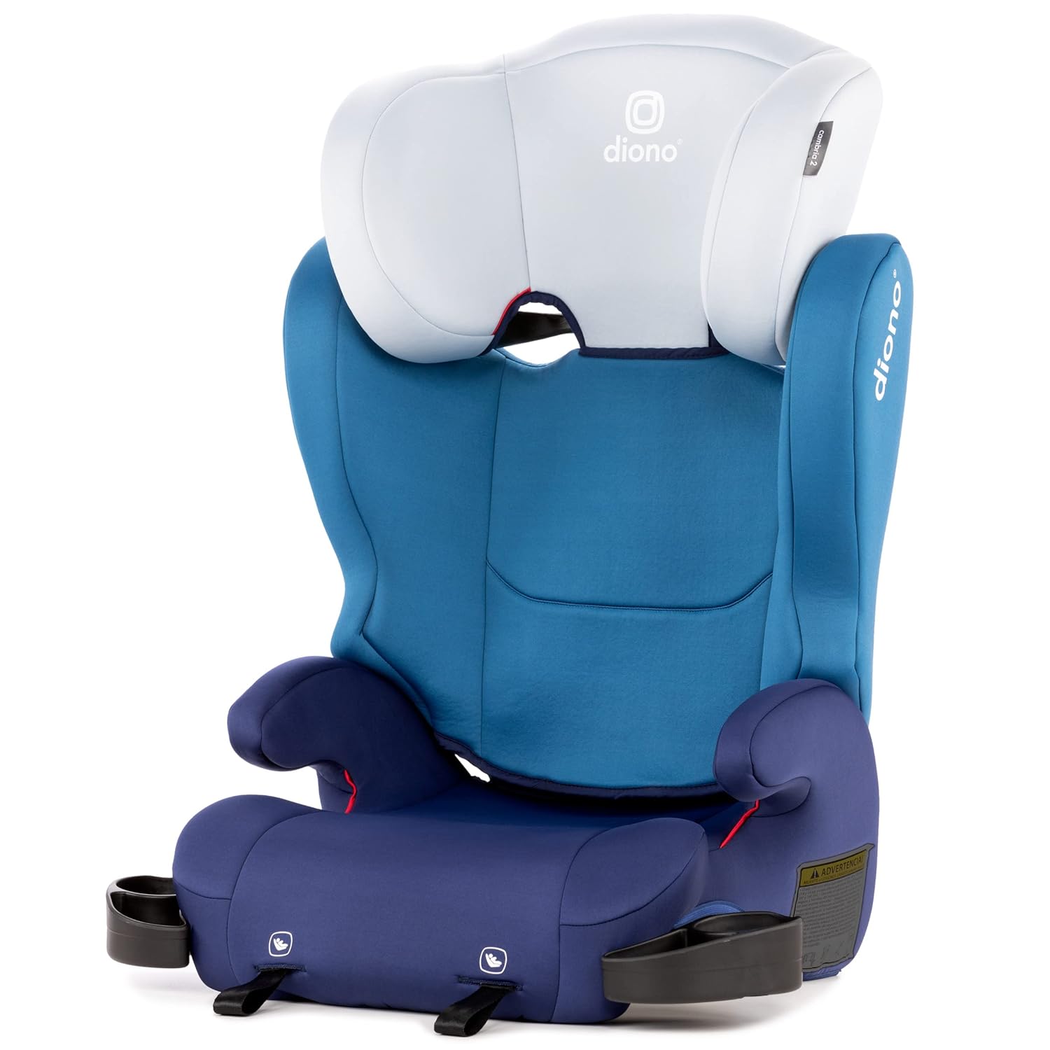 Diono Cambria 2 Latch, 2-in-1 Belt Positioning Booster Seat, High-Back to Backless Booster XL Space & Room to Grow, 8 Years 1 Booster Seat, Pink