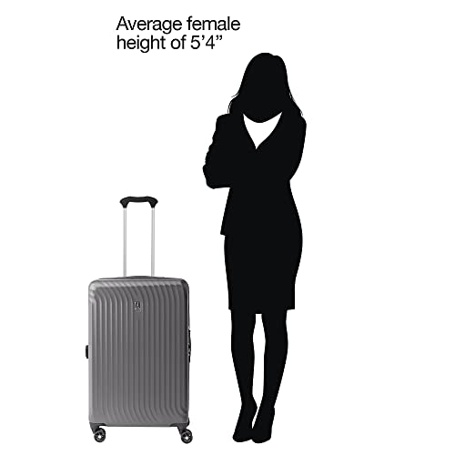 Travelpro Maxlite Air Hardside Expandable Carry on Luggage, 8 Spinner Wheels, Lightweight Hard Shell Polycarbonate Suitcase, Shadow Grey