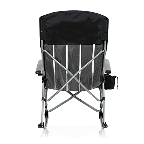 PICNIC TIME Outdoor Rocking Camp Chair - XL Heavy Duty Camping Chair for Adults