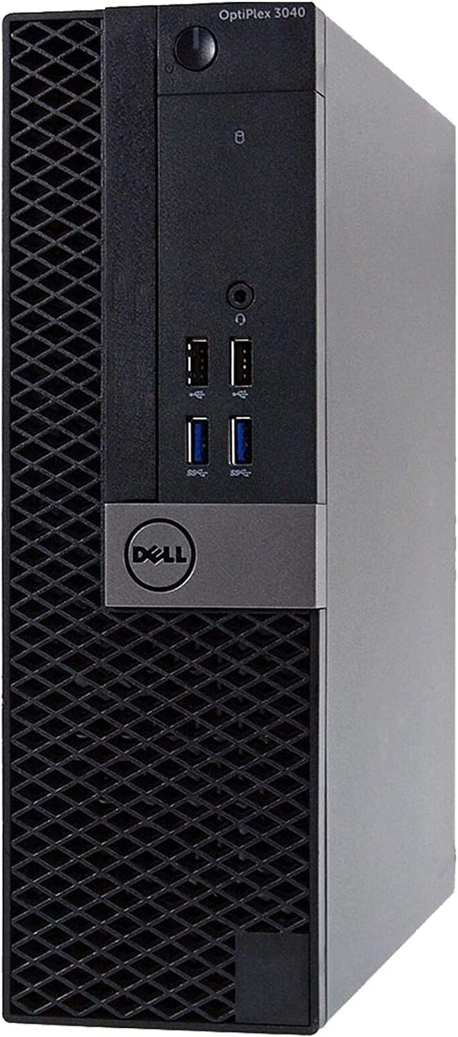 Dell Optiplex 3040 Business Small Desktop Computer - Quad Core Intel i5 6th Gen, 16GB RAM, 256GB SSD, New Keyboard, Mouse, WiFi Adapter
