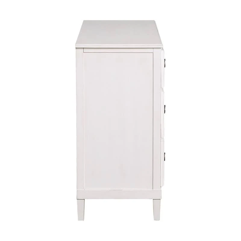 Cambridge Antique White 3-Drawer Wood Dresser