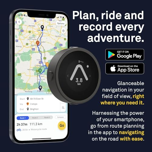 Beeline Moto II - Next Gen Motorcycle GPS Tracker | Compact Design, Waterproof Build