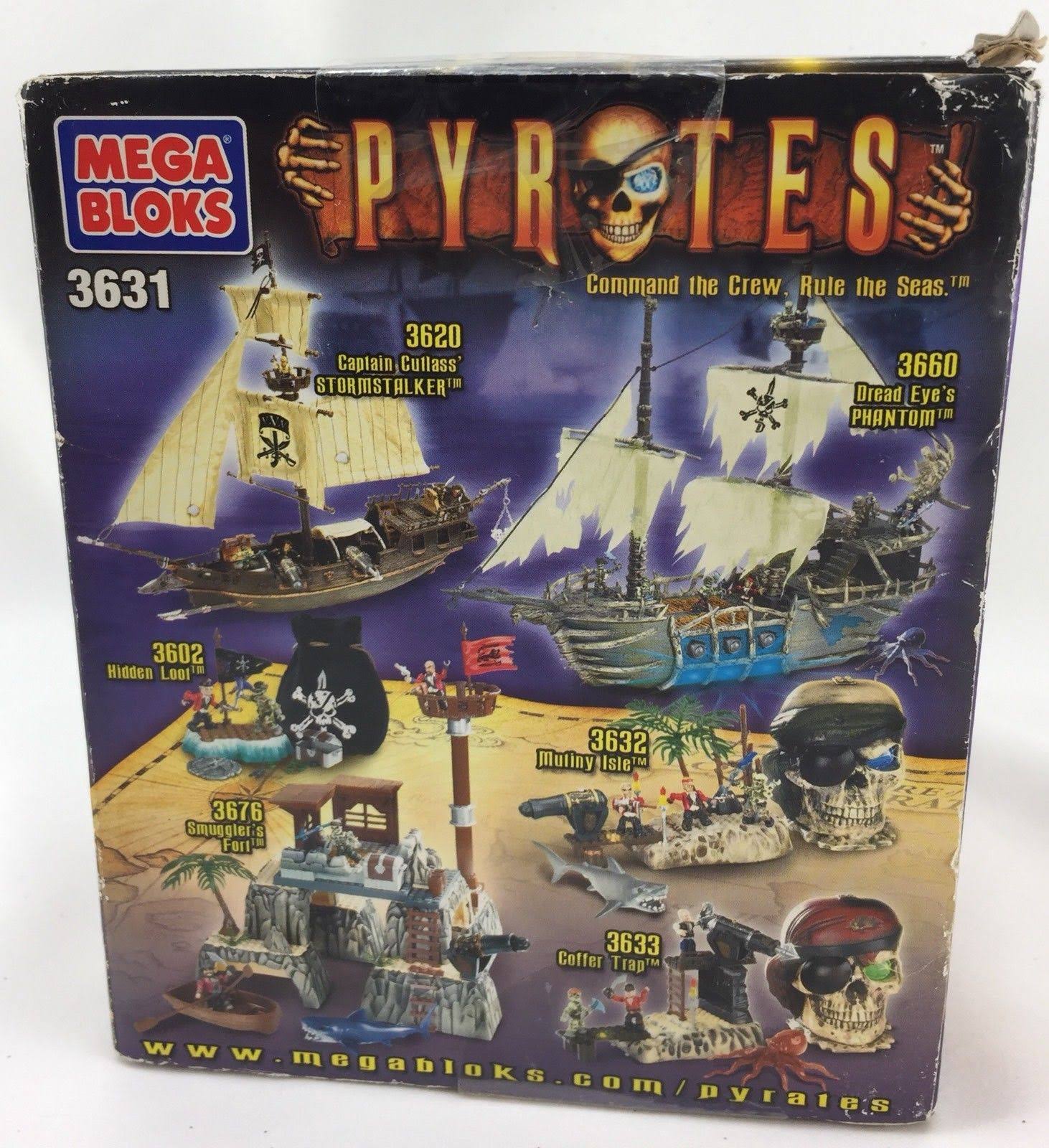 Mega Bloks Pyrates Skull Cave Maroon Gally Pirates