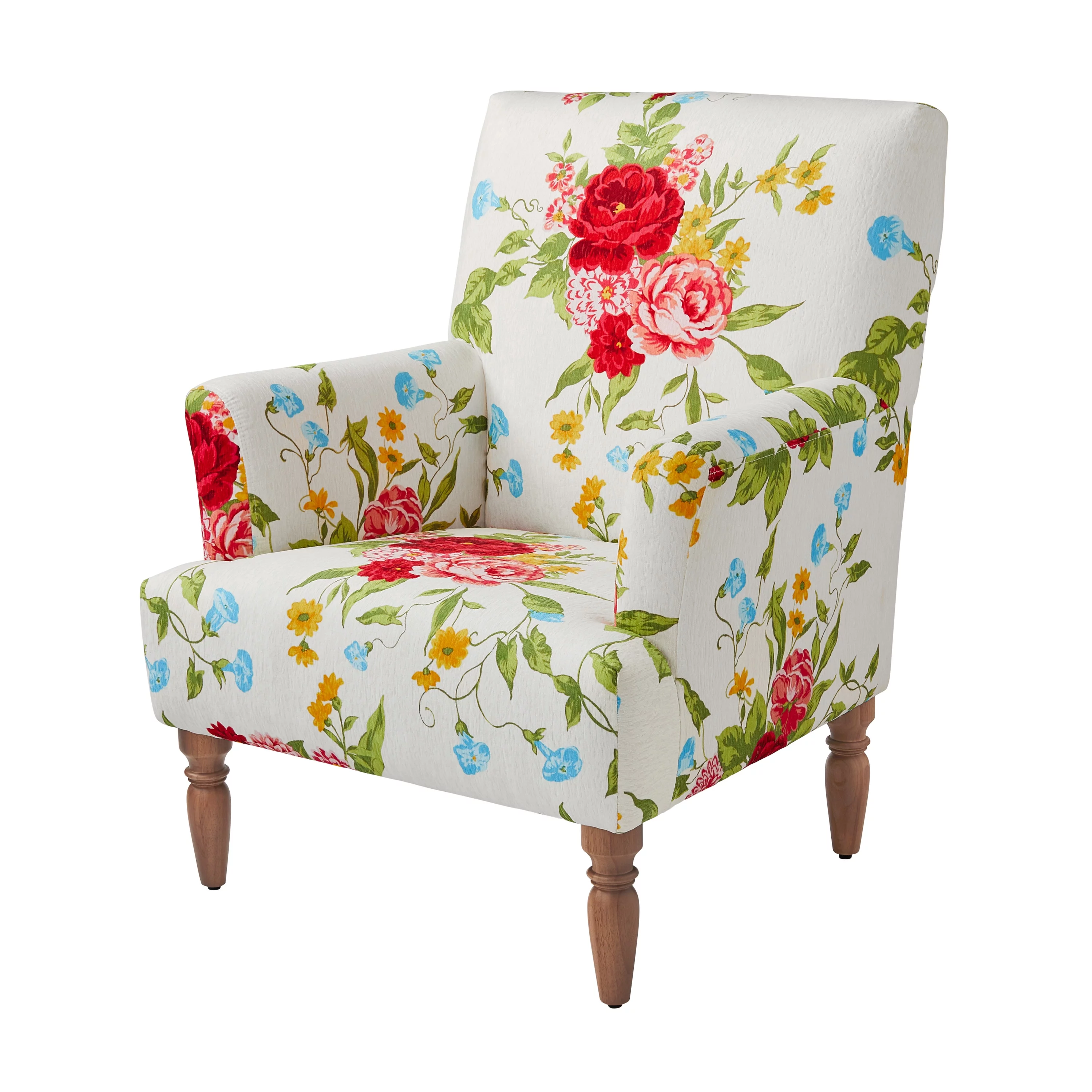 The Pioneer Woman Sweet Rose High Rolled Arm Accent Chair - Curated Treasures Market