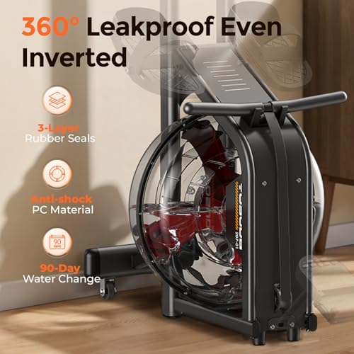 YOSUDA Magnetic/Water Rowing Machine for Home - Rower Machine Use with Bluetooth, App Supported, Rowing Machine for Taller Power Athletes