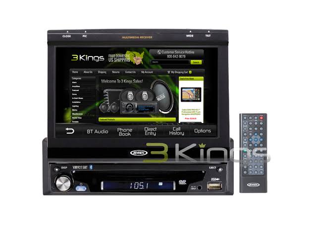 Jensen Vm9215bt 1-din 7x22 Widescreen LCD Multimedia Car Receiver