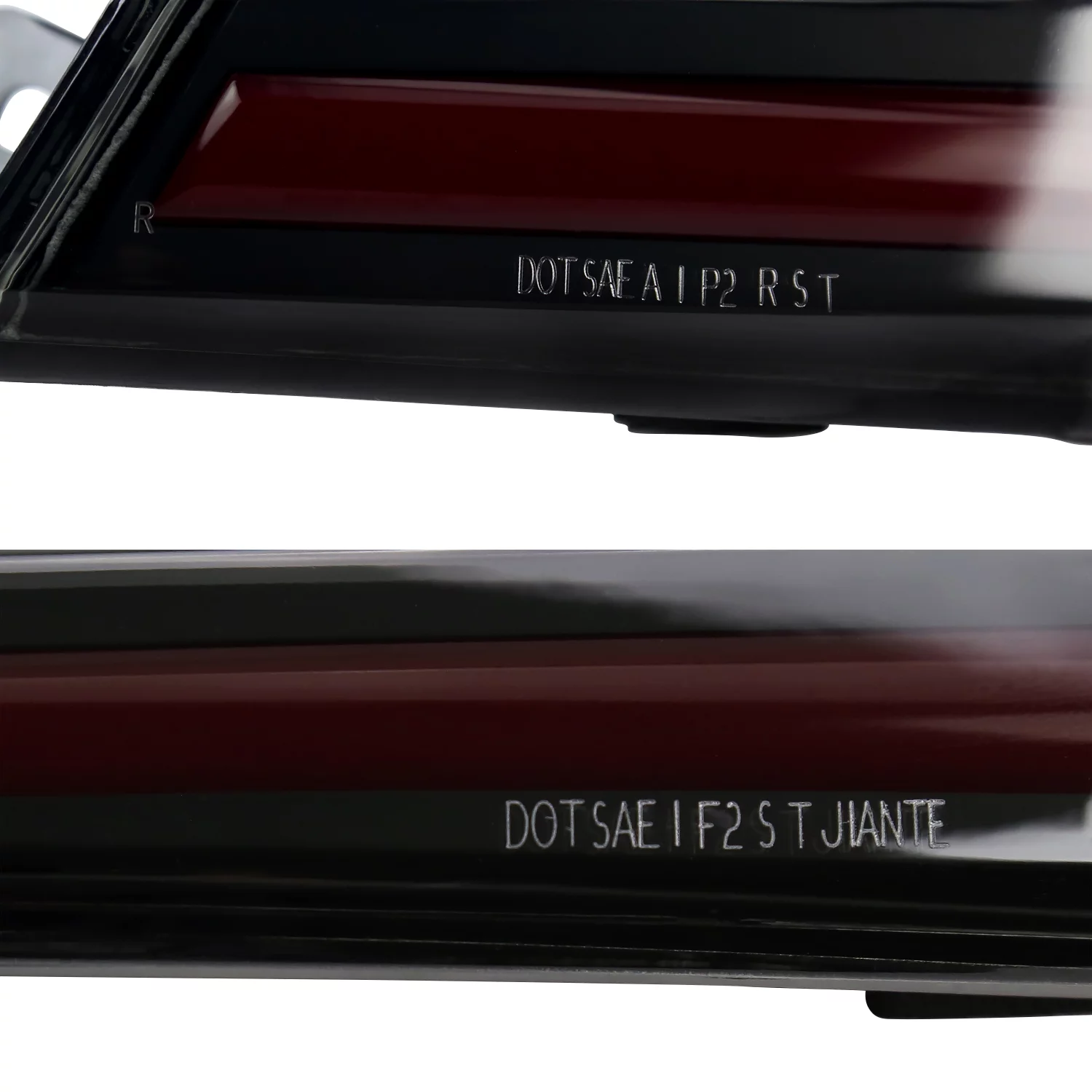 Spec-D Tuning Black Housing Smoke Lens Dynamic LED Sequential Tail Lights with Red Light Bar Compatible with 2018-2022 Honda Accord 4Dr Sedan Left +
