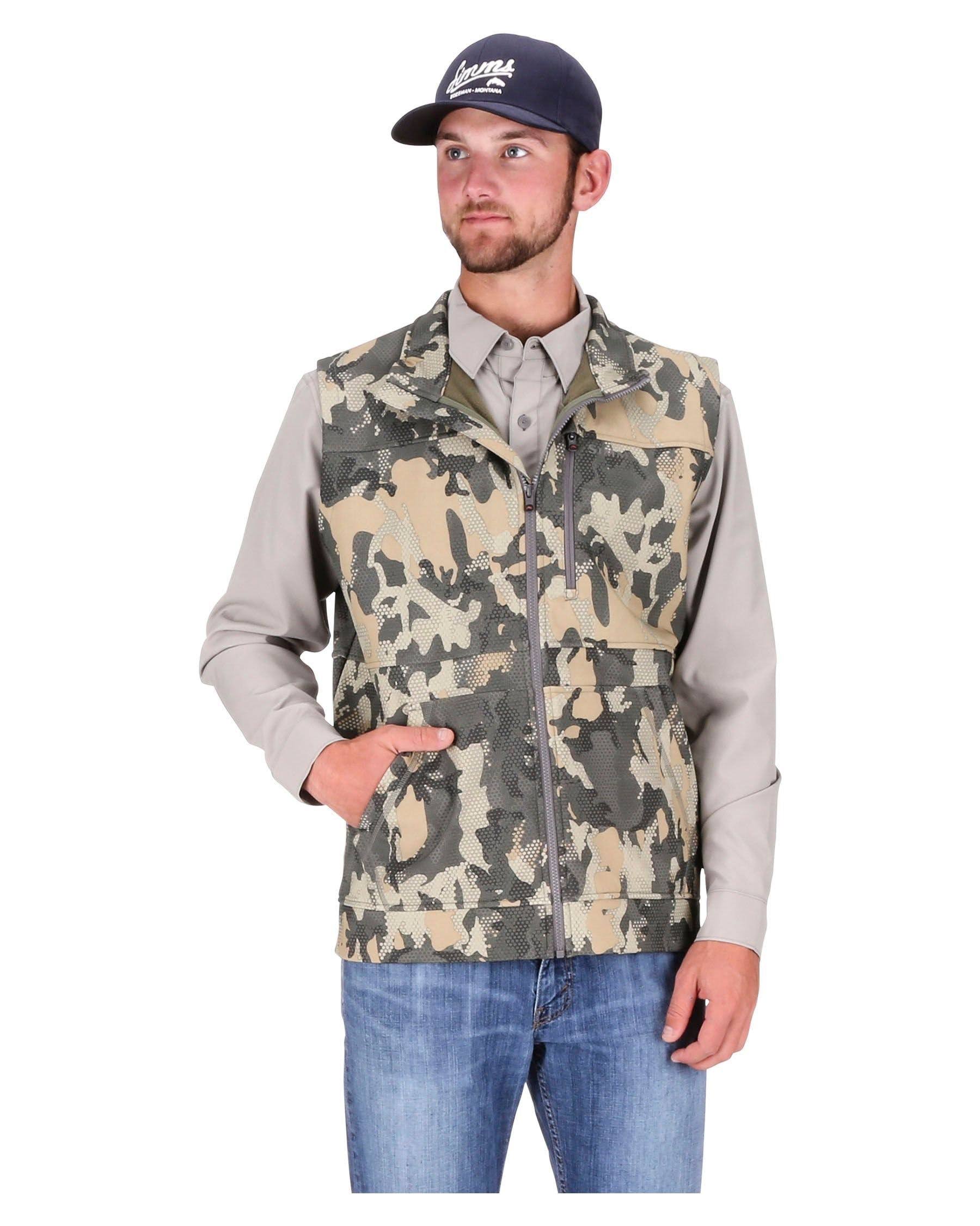Simms Rogue Vest Hex Flo Camo Timber / XL