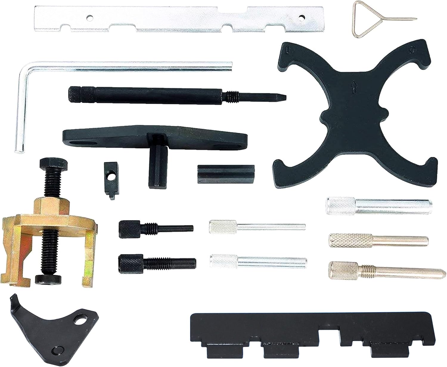 DPTOOL Engine Timing Tool Kit Compatible with Ford Mazda Camshaft Flywheel Locking Tools 1.4 1.6 1.8 2.0 Di/TDCi/TDDi ECOBOOST 1.6 Ti-VCT 1.5/1.6 VVT