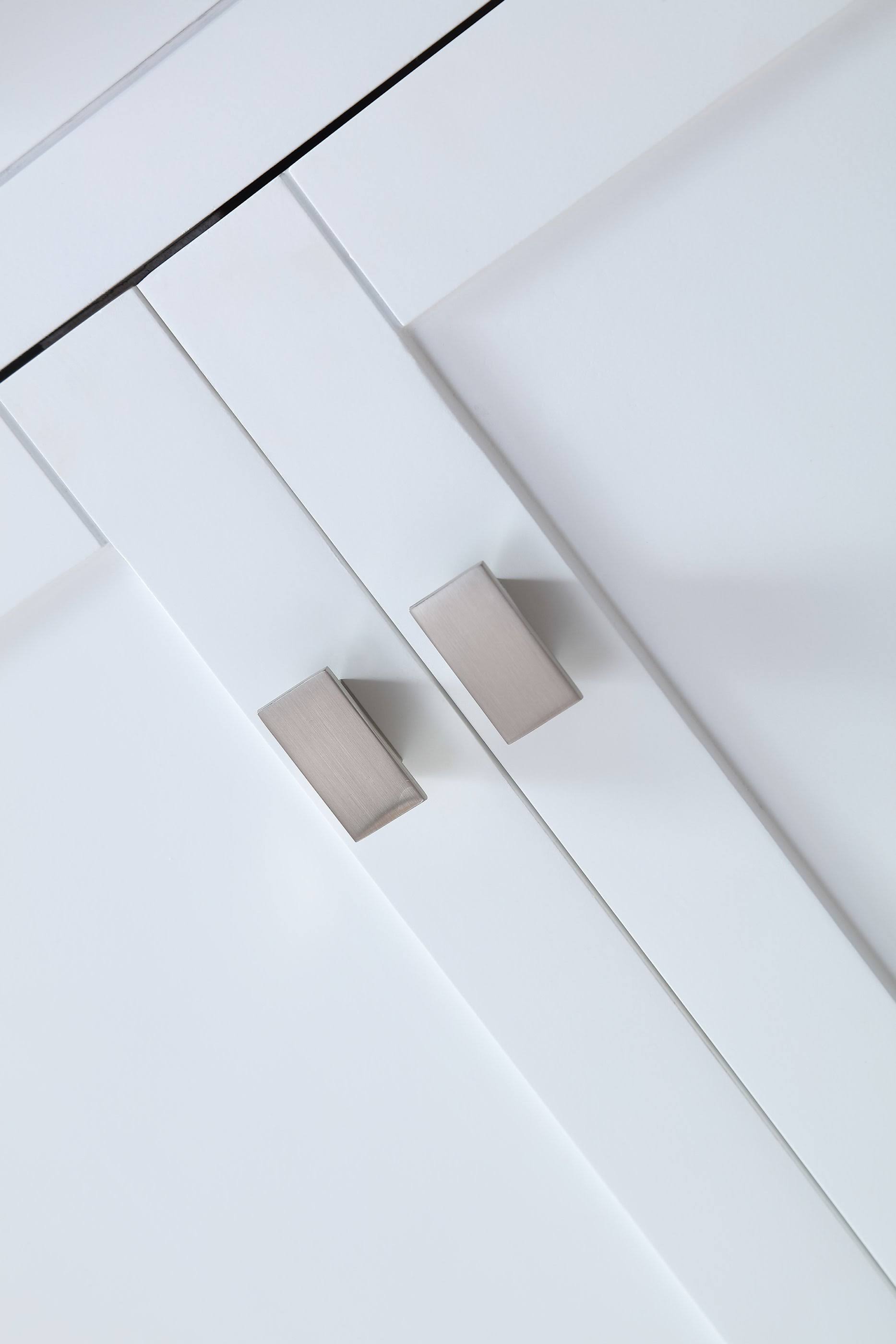 Stufurhome 30x22 Radiant White Laundry Sink Cabinet