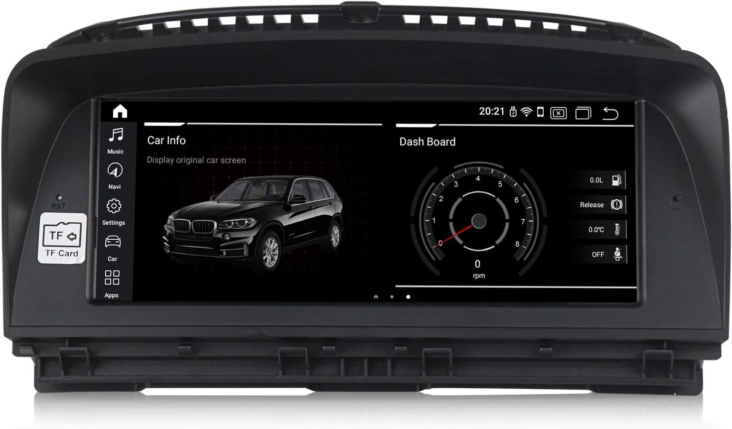 MekedeTech Qualcomm Android 10 Car Radio Stereo 8.8 inch IPS Touch Screen 4GB 64GB Built-in Carplay for BMW 7 Series E65 E66 2001~2008 MASK CCC System