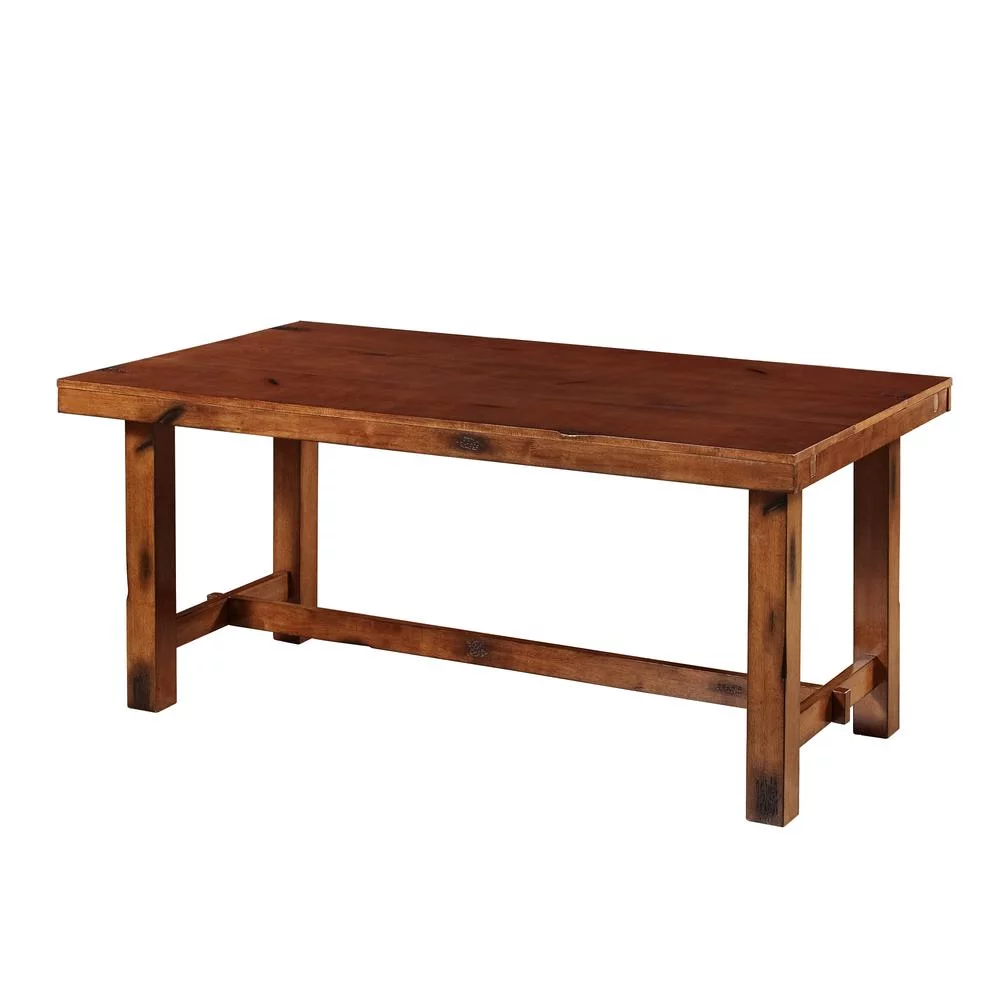 Rustic Oak Extendable Dining Table - Harvest, Belen Kox