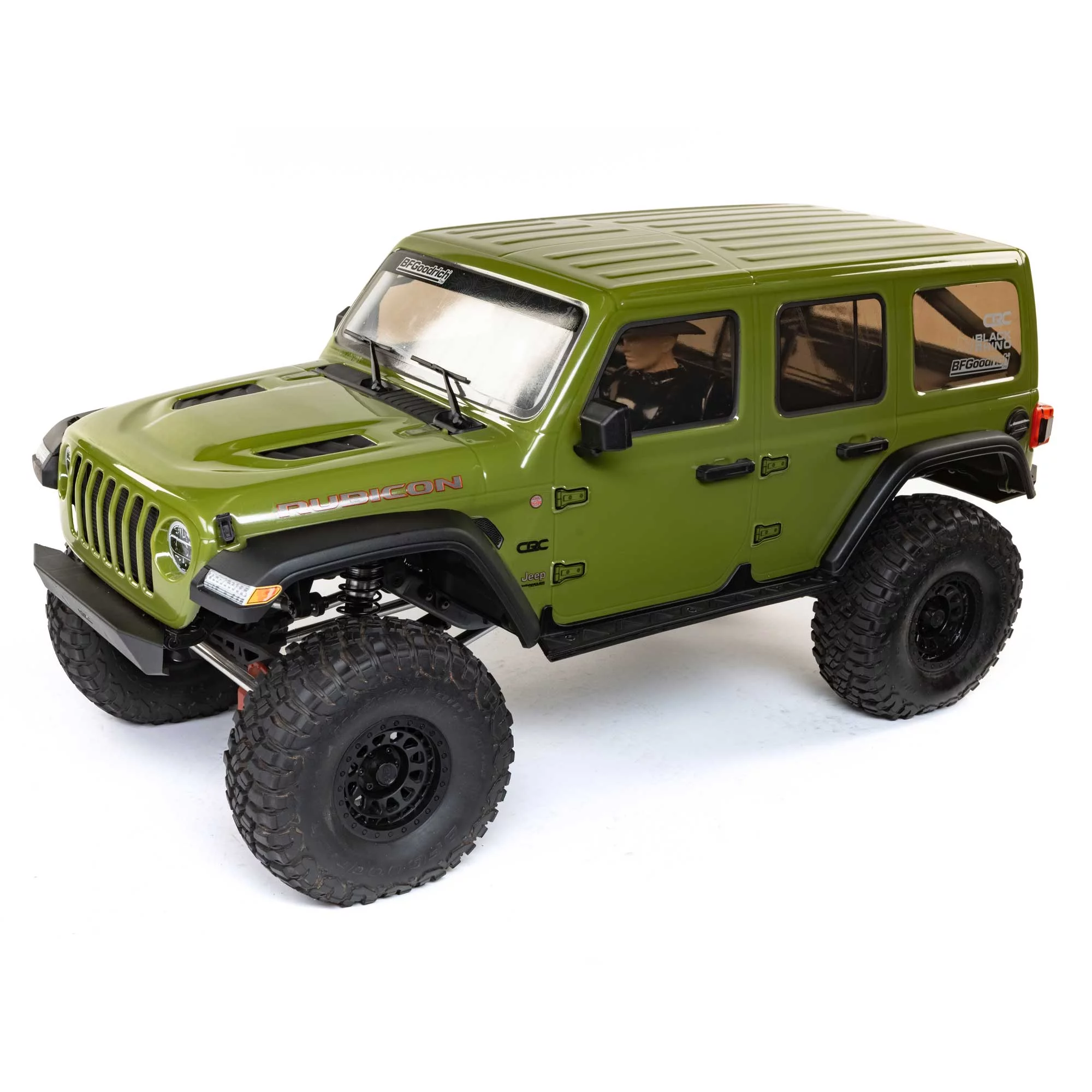 Axial RC Truck 1/6 SCX6 Jeep JLU Wrangler 4 Wheel Drive Rock Crawler RTR Batteries and Charger Not Included Green AXI05000T1 Trucks Electric RTR