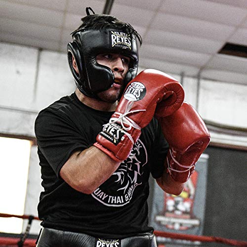 CLETO REYES Boxing Headgear with Cheek Protection for Men and Women, Protective Head Guard Face Saver, Sparring Fighting