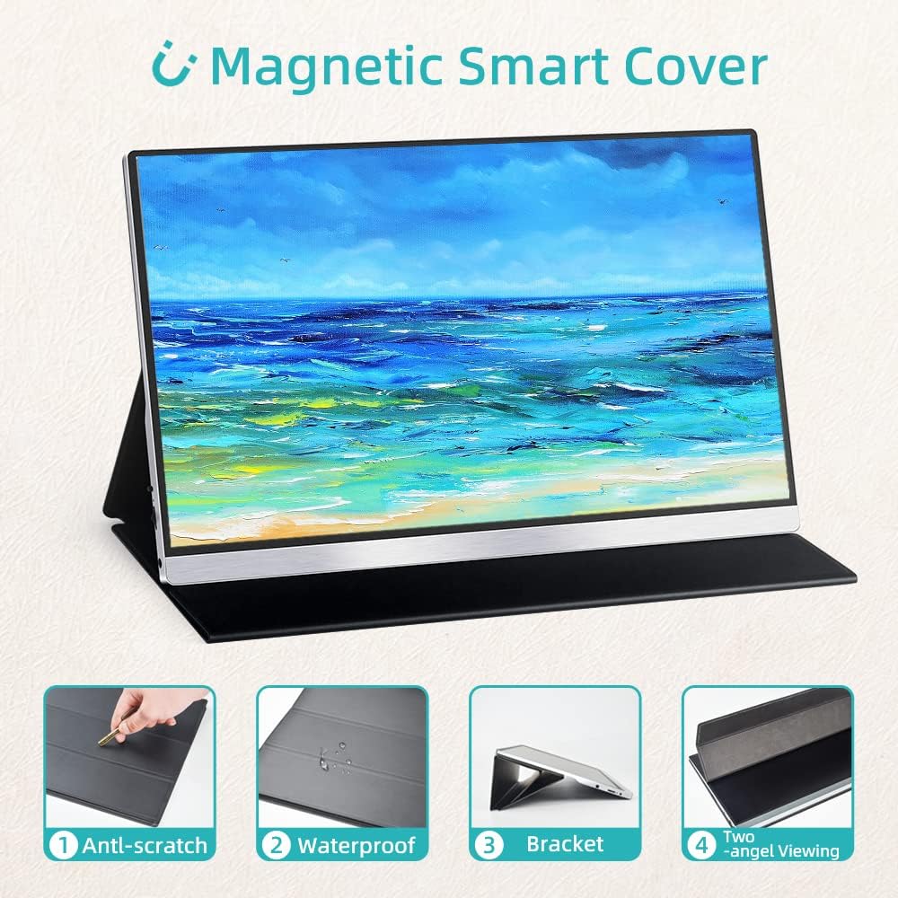 Portable Monitor��AYY 15.8'' 1080P FHD Freesync IPS 100% SRGB Gaming Monitor with Speaker,Vesa