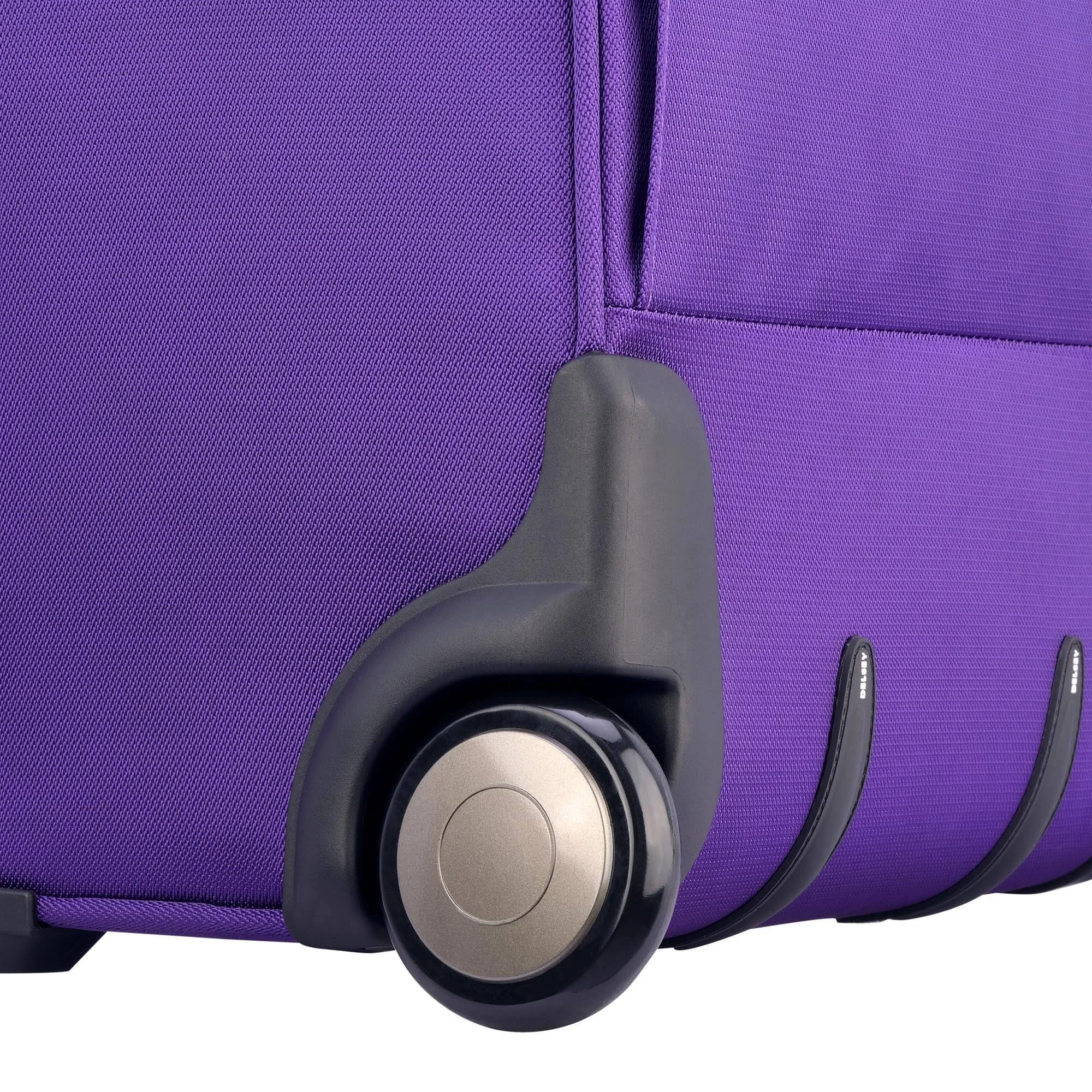 Delsey Sky Max Expandable 21x22 2-Wheel Carry on Purple