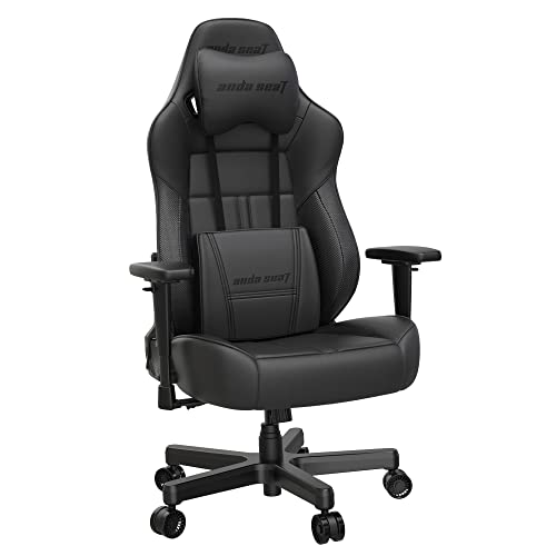 Anda Seat Kaiser 3 XL Gaming Chair for Adults - Ergonomic White Leather Gaming Chairs with Lumbar Support