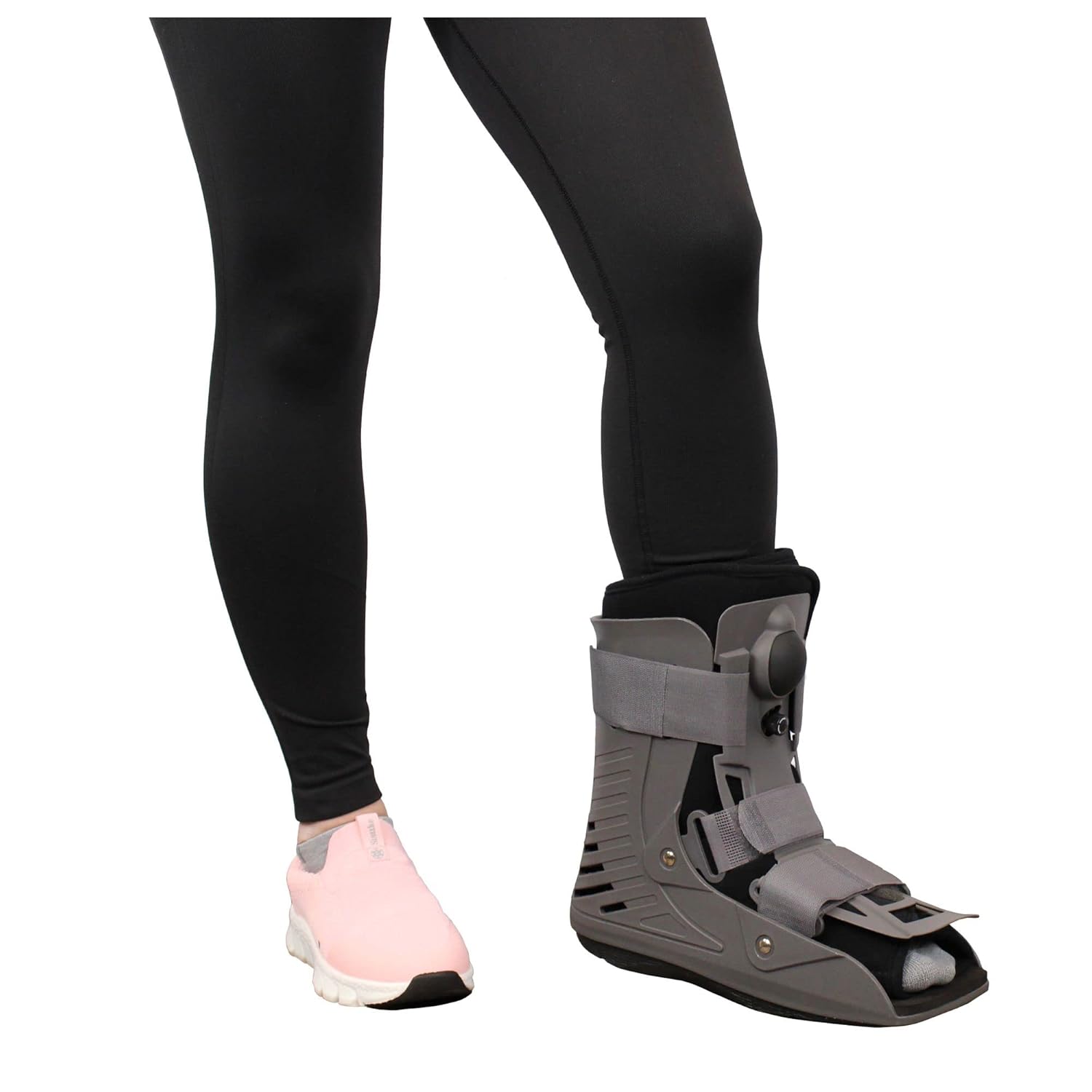 Short Full Shell Walking Boot for Post Surgery, Ankle Strains, Ankle Sprains, Fractures, Soft Tissue Injury