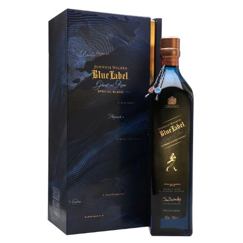 Johnnie Walker Blue Label Ghost And Rare Special Blend With Brora & Rare 750ml - Nestor Liquor