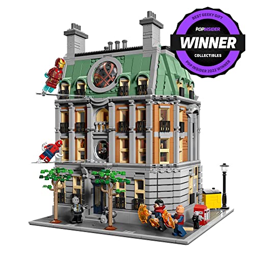 LEGO Marvel Sanctum Sanctorum 76218, 3-Story Modular Building Set, Avengers Movie Collectible, 9 Minifigures Including Doctor Strange, Wong