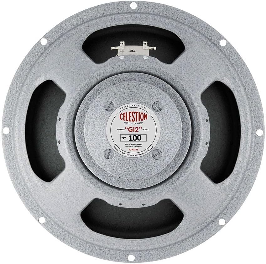 T100 12-inch Guitar Loudspeaker Cone Driver 8 Ohms Meticulously Han Crafted Guitar Speaker Alnico 30 Watt