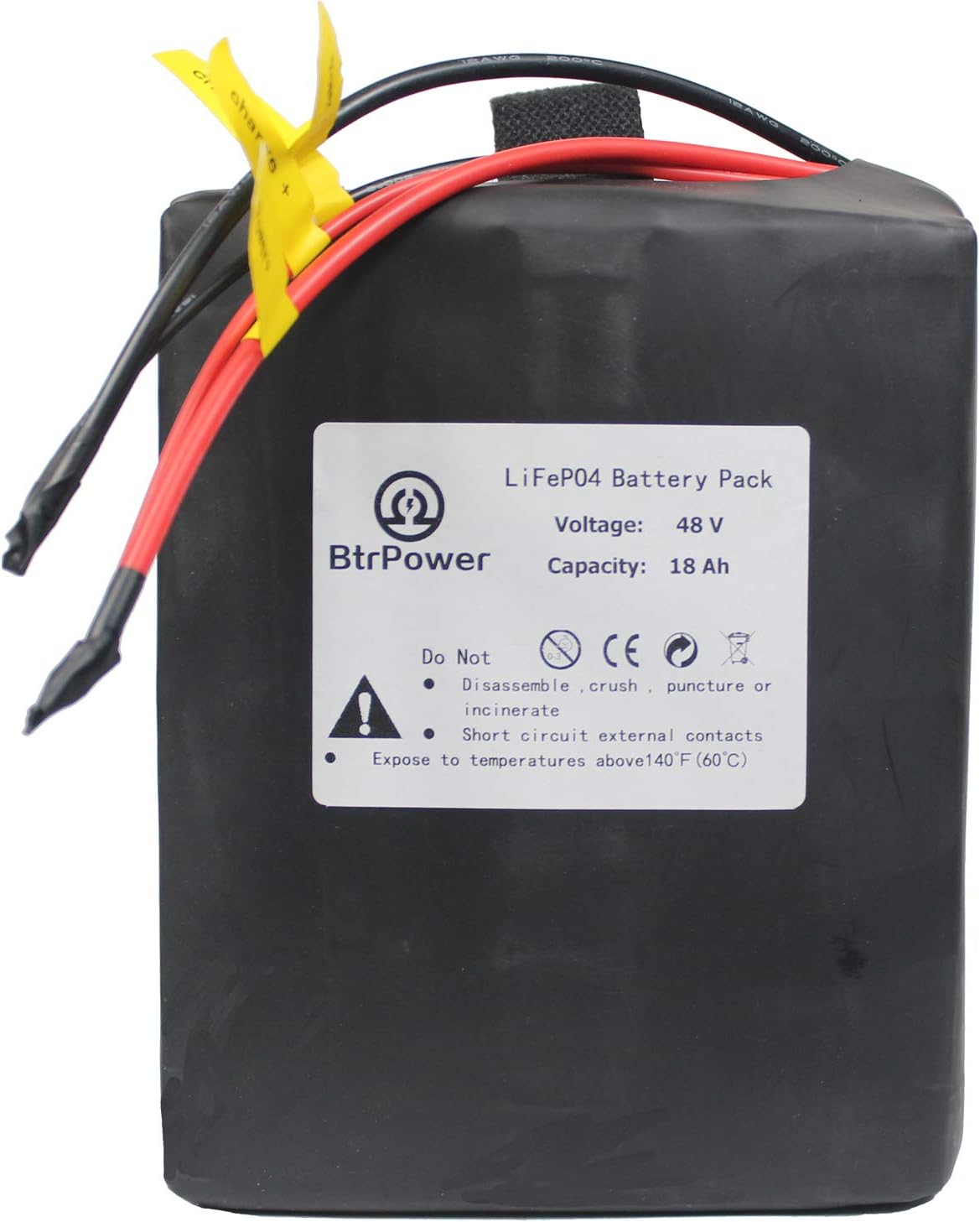 NewEnergy Ebike Battery 48V 10AH-50AH Lithium ion / LiFePO4 Battery Pack with 5A Charger and 50A BMS for 3000W-350W Motor…