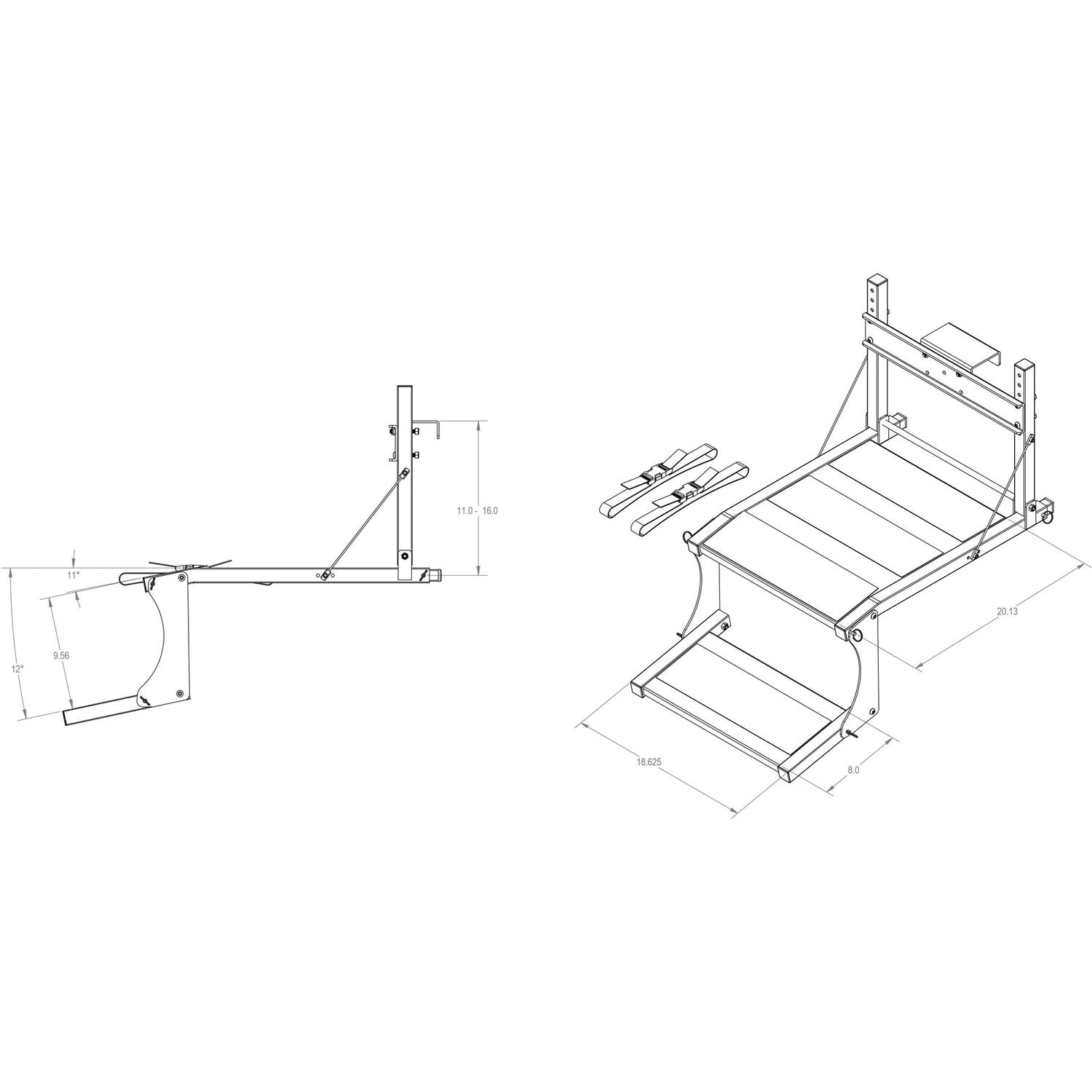 Extreme Max 3005.4296 Dog Ladder/Ramp Platform