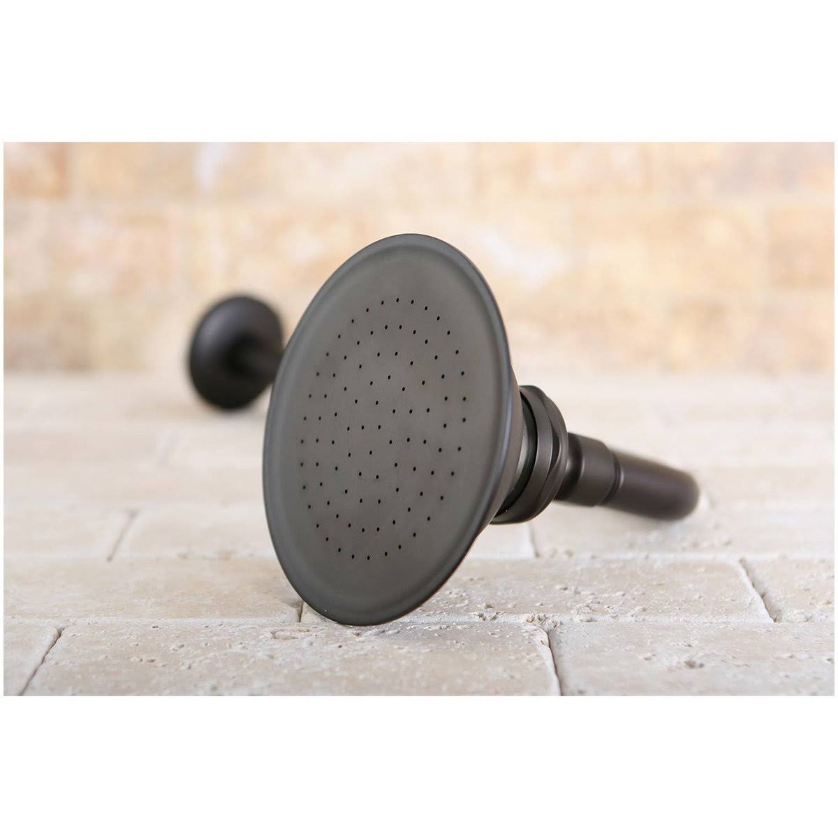 Kingston Brass P10SNCK Victorian Brass Showerhead with 12inch Shower Arm, Satin Nickel