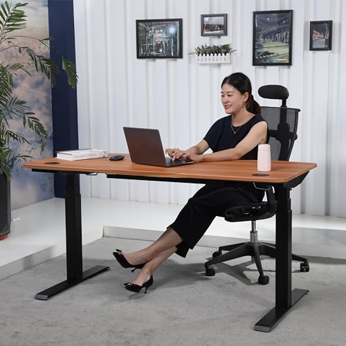 ApexDesk K Series 71" Height Adjustable Standing Desk with Memory Controller, White