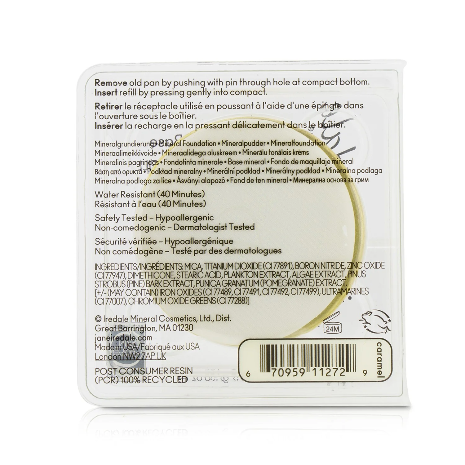 Jane Iredale PurePressed Base Mineral Foundation Refill SPF 20 - Bisque  9.9g/0.35oz