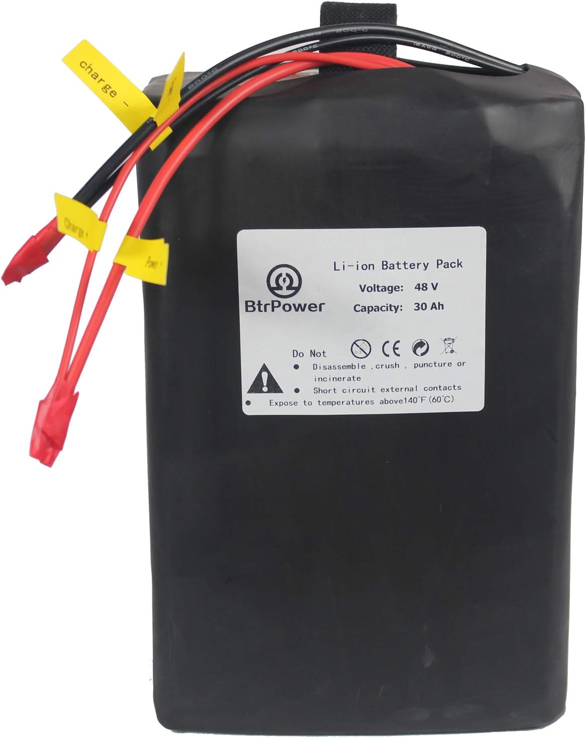 NewEnergy Ebike Battery 48V 10AH-50AH Lithium ion / LiFePO4 Battery Pack with 5A Charger and 50A BMS for 3000W-350W Motor…