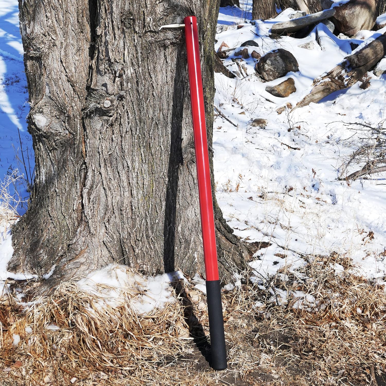 Felled Hookaroon Tool - 48in Log Roller Lifter with Aluminum Handle for Moving Firewood or Pulling Slabs Off The Sawmill Pack of 2