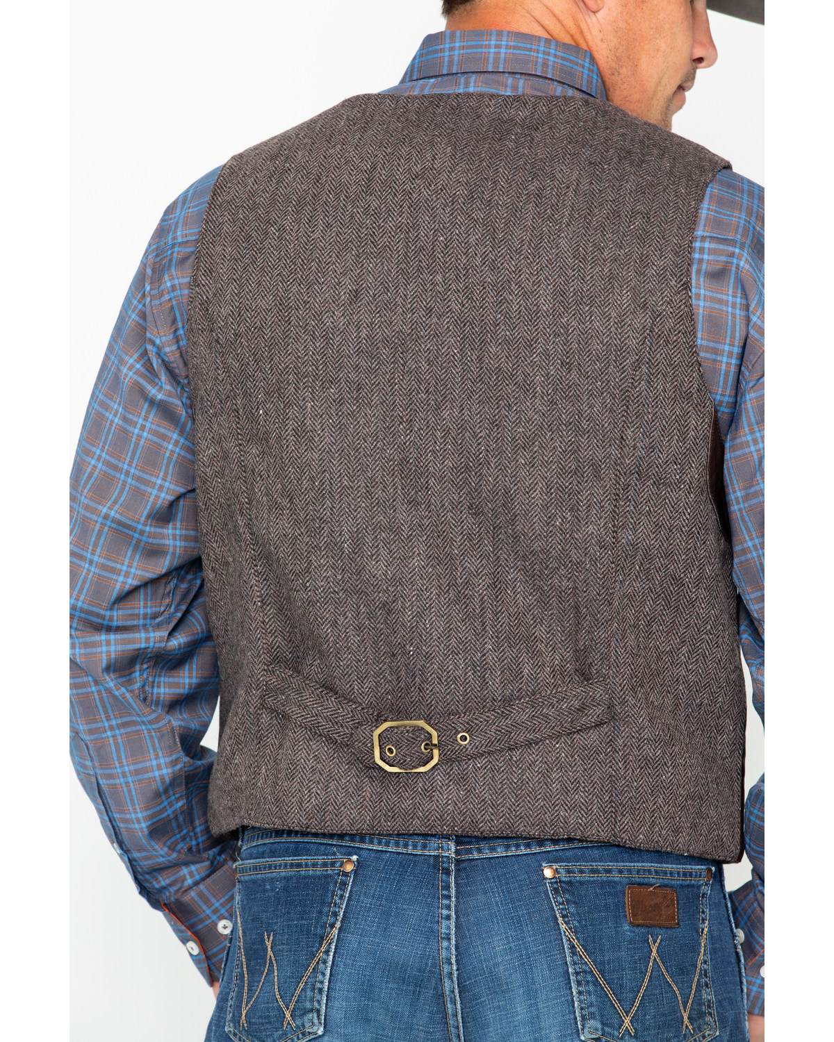 Outback Trading Co Men's Co. Wynard Button Pocket Vest Brown Large  US