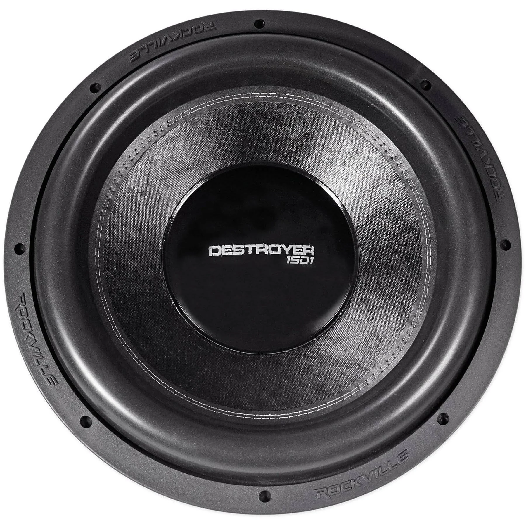 Rockville Destroyer 15D1 15x22 Competition Car Audio Subwoofer w/USA Voice Coils!