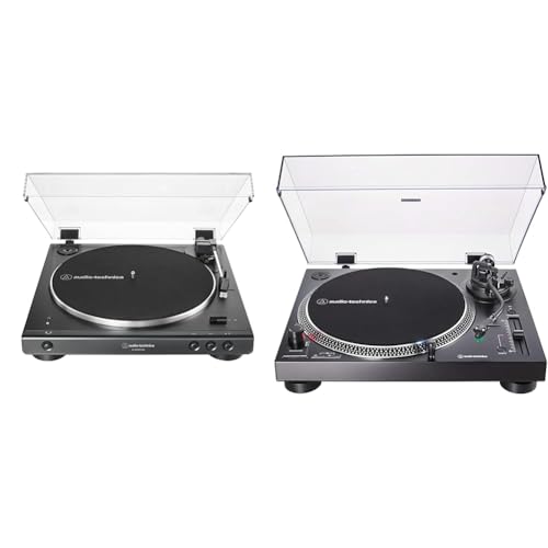 Audio-Technica AT-LP60XBT-USB-BK Fully Automatic Belt-Drive Stereo Turntable with Bluetooth and USB