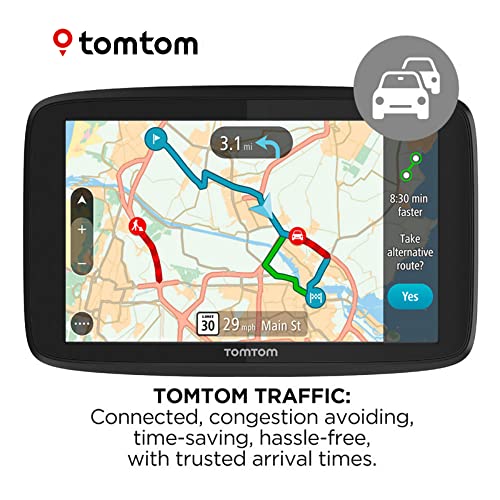 TomTom GO Supreme 6” GPS Navigation Device with World Maps, Traffic and Speed Cam alerts thanks to TomTom Traffic, Updates via WiFi