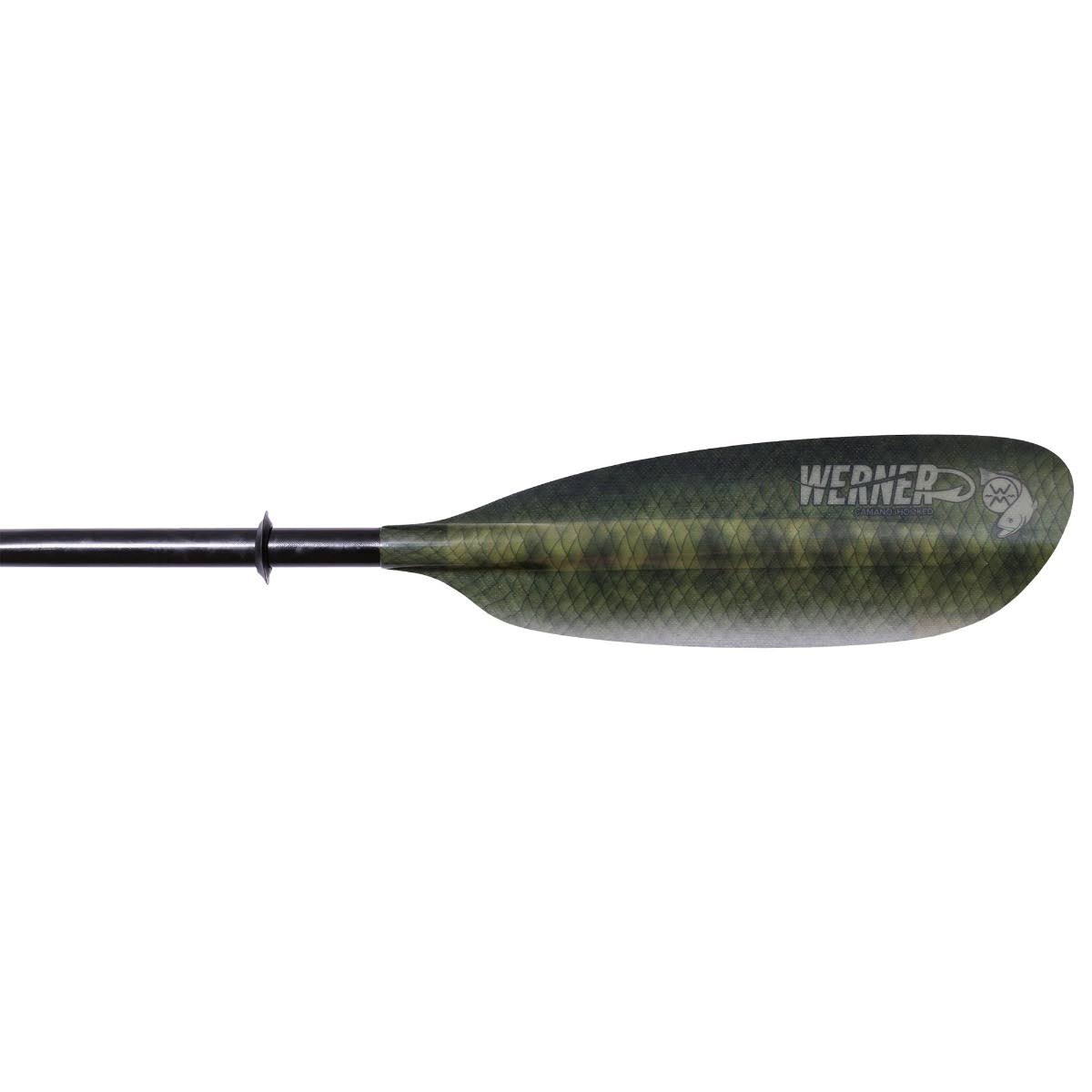 Werner CAMANO: Hooked Adjustable Length Paddle 220-240 - Bass Green