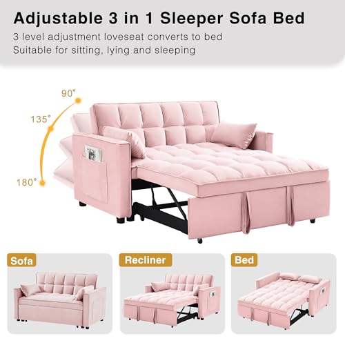 3 in 1 Convertible Sleeper Sofa Bed