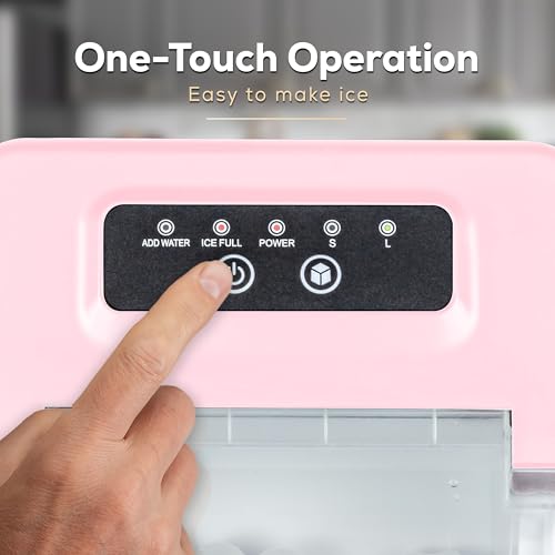 Igloo Electric Countertop Ice Maker Machine - Automatic and Portable - 33 Pounds in 24 Hours - Icecube Maker - Plastic Scoop and Basket