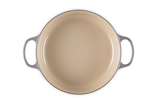Le Creuset Enameled Cast Iron Signature Round Wide Dutch Oven, 6.75 qt., Cerise