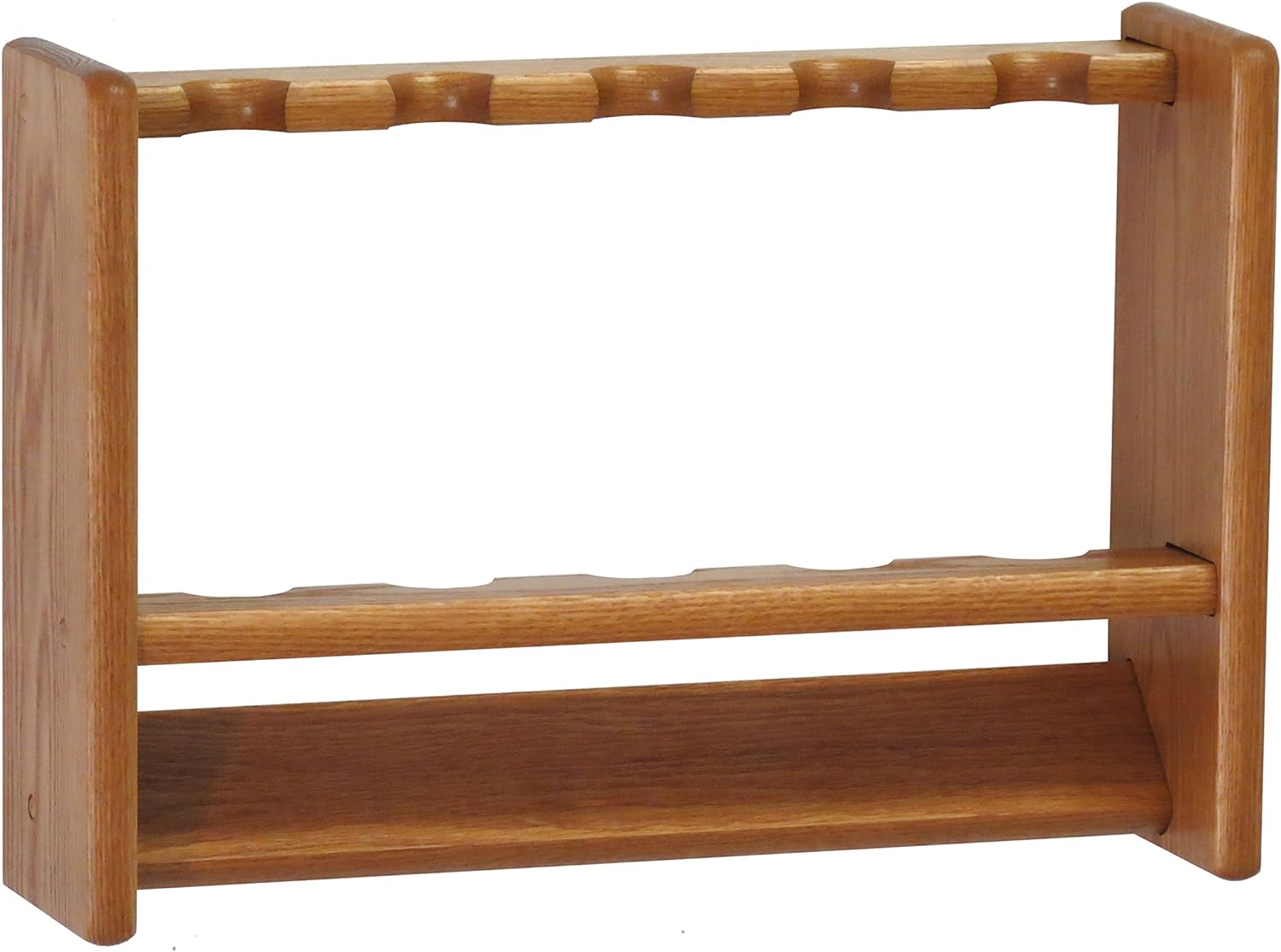 5 Medium Oak Fishing Rod Rack