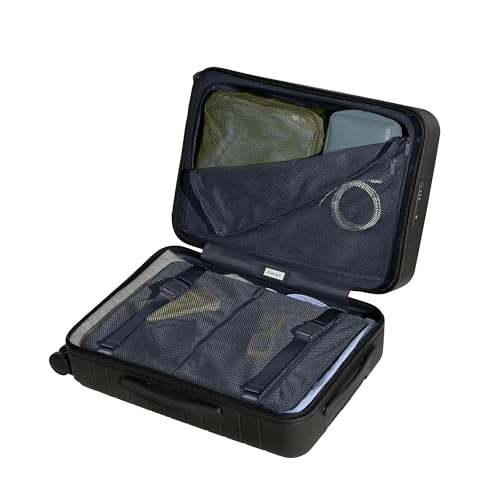 Away Bigger Carry-On Luggage, Lightweight Hardside Large Suitcase with Spinner Wheels, TSA Lock, Airline Approved, Navy Blue