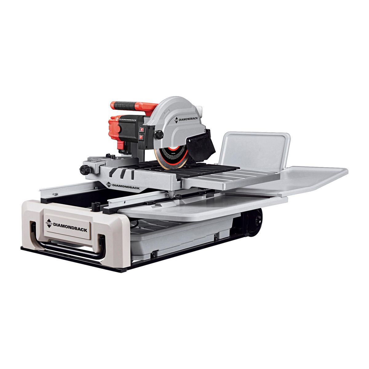 DIAMONDBACK 15 Amp, 10 in.  Wet Tile Saw with Sliding Table and Extended Rip Capacity