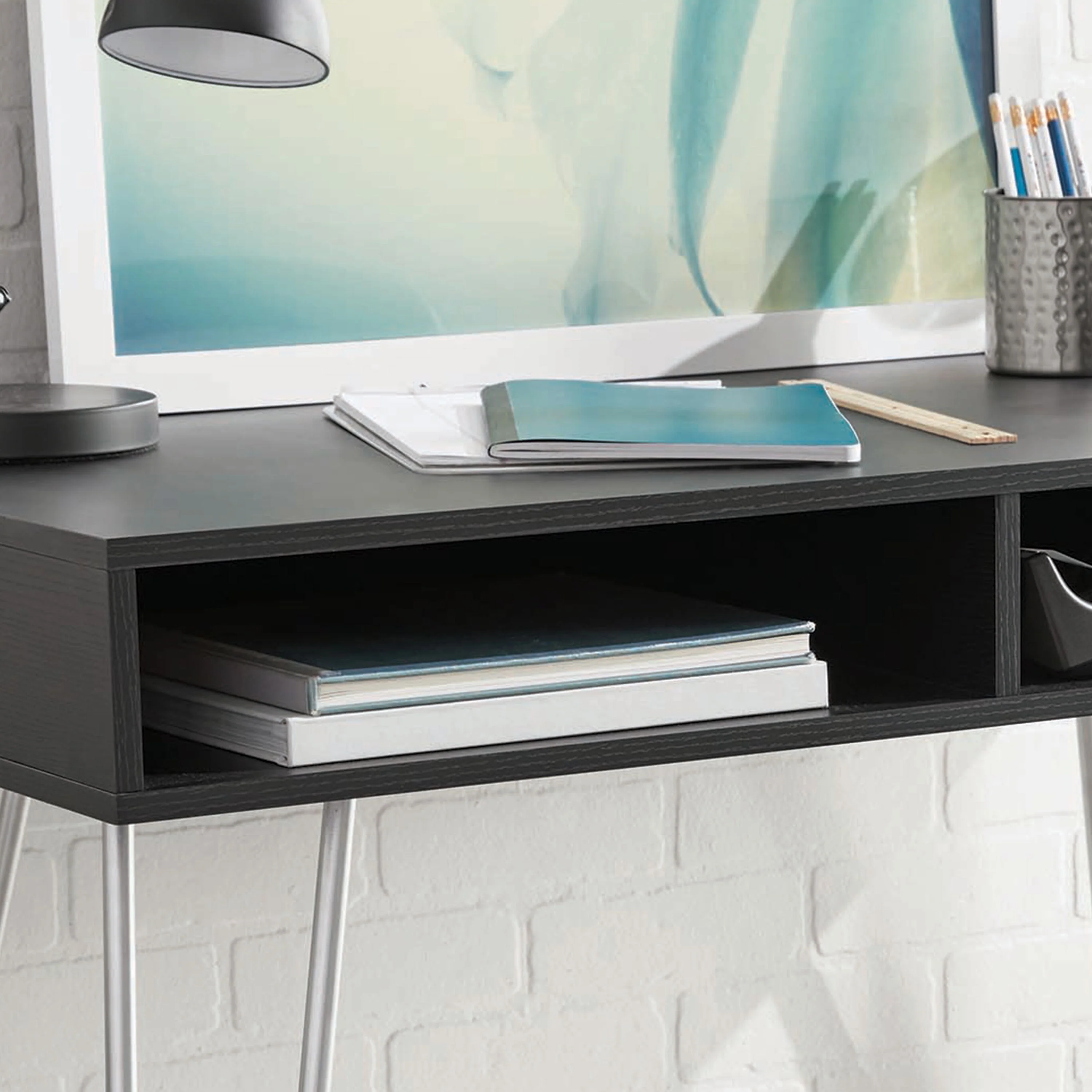 Mainstays Hairpin Writing Desk, Multiple Finishes
