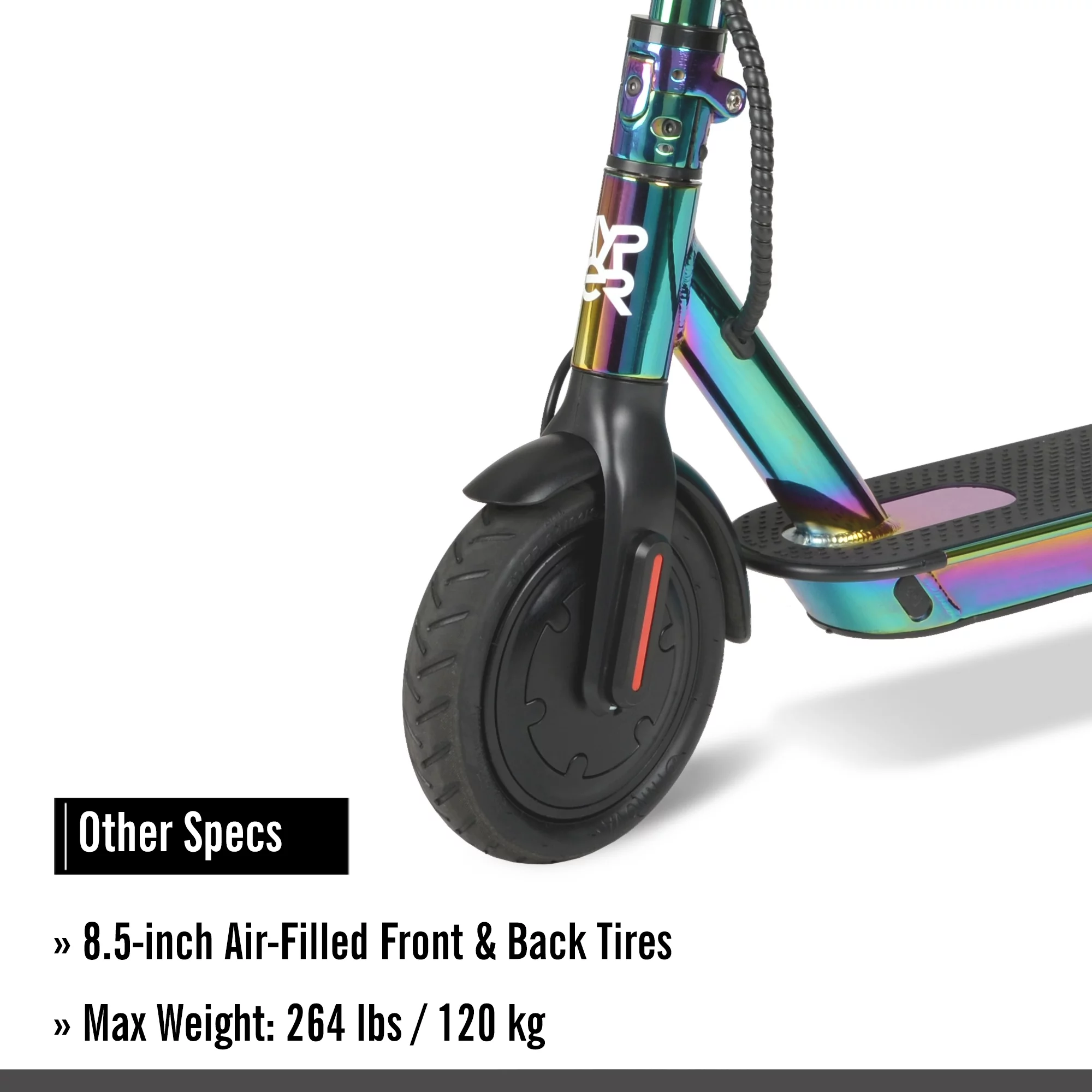 Hyper Toy Company 37V Skute, Jet Fuel, Folding Electric Scooter, 350W Motor, Adult, Unisex