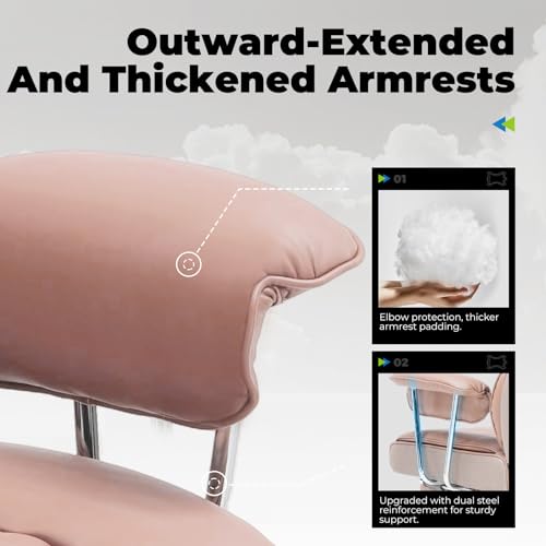 COMHOMA Big and Tall Office Chair, High Back Leather Gaming Chair with Footrest