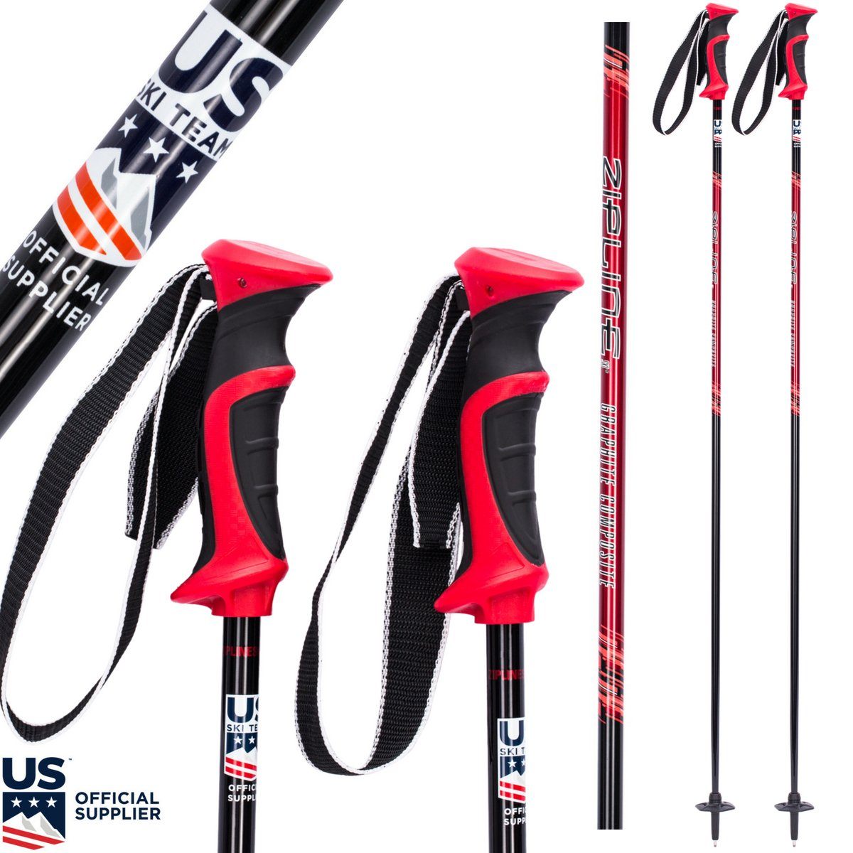 Lollipop 14.0 Graphite Composite Ski Poles