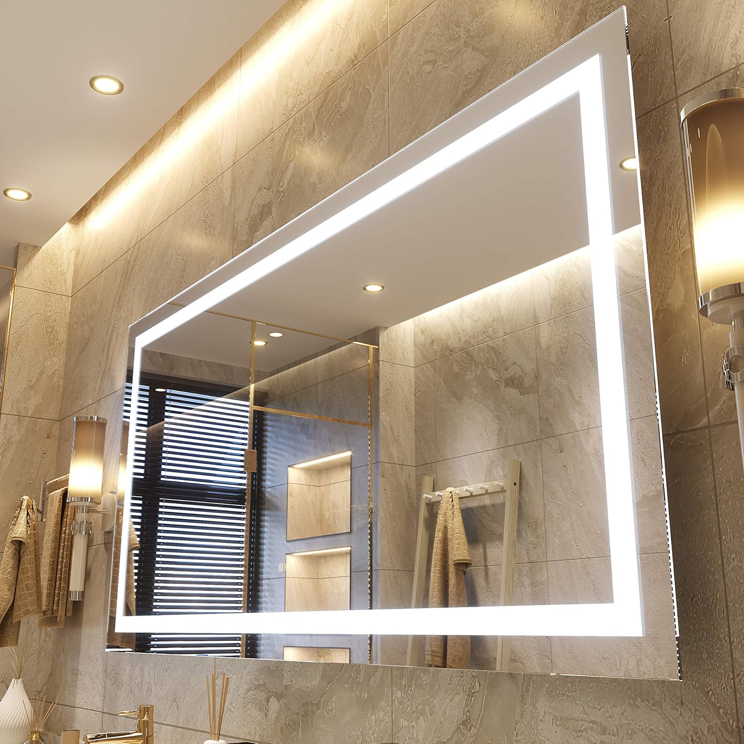 Petus PetusHouse 20 X 28 Inch LED Lighted Bathroom Mirrors