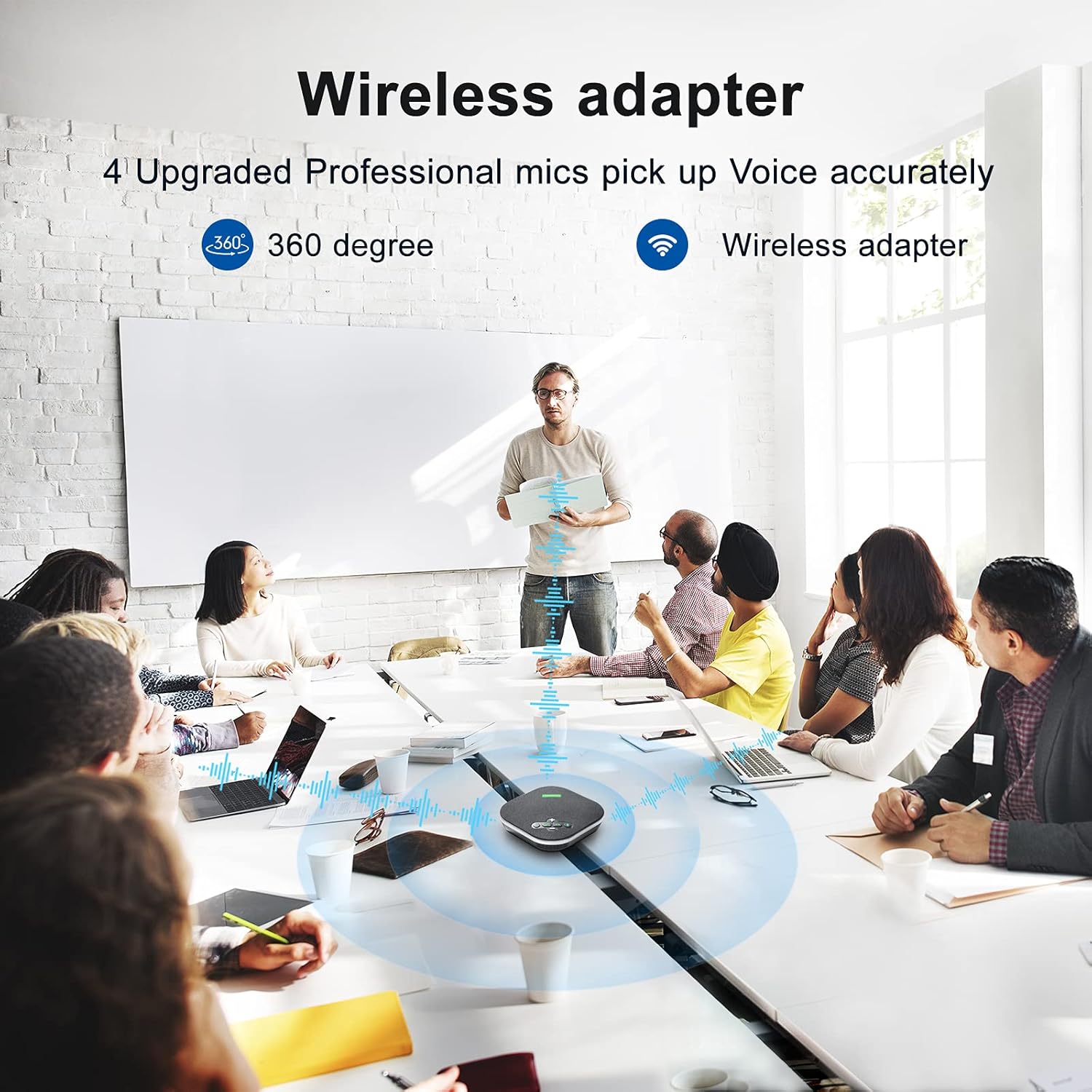TONGVEO USB Speakerphone Conference Microphone